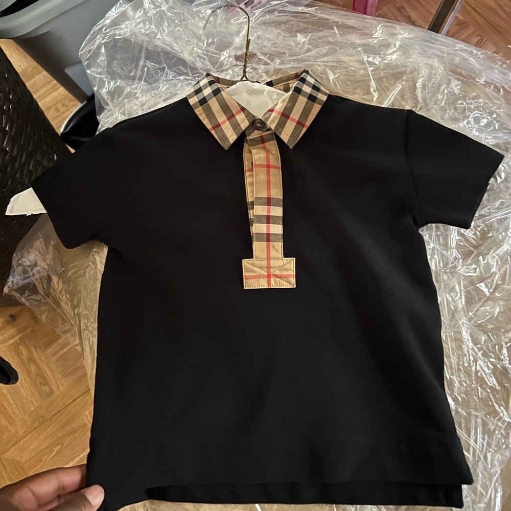 Baby Boys Mini Johane Polo Shirt In Black